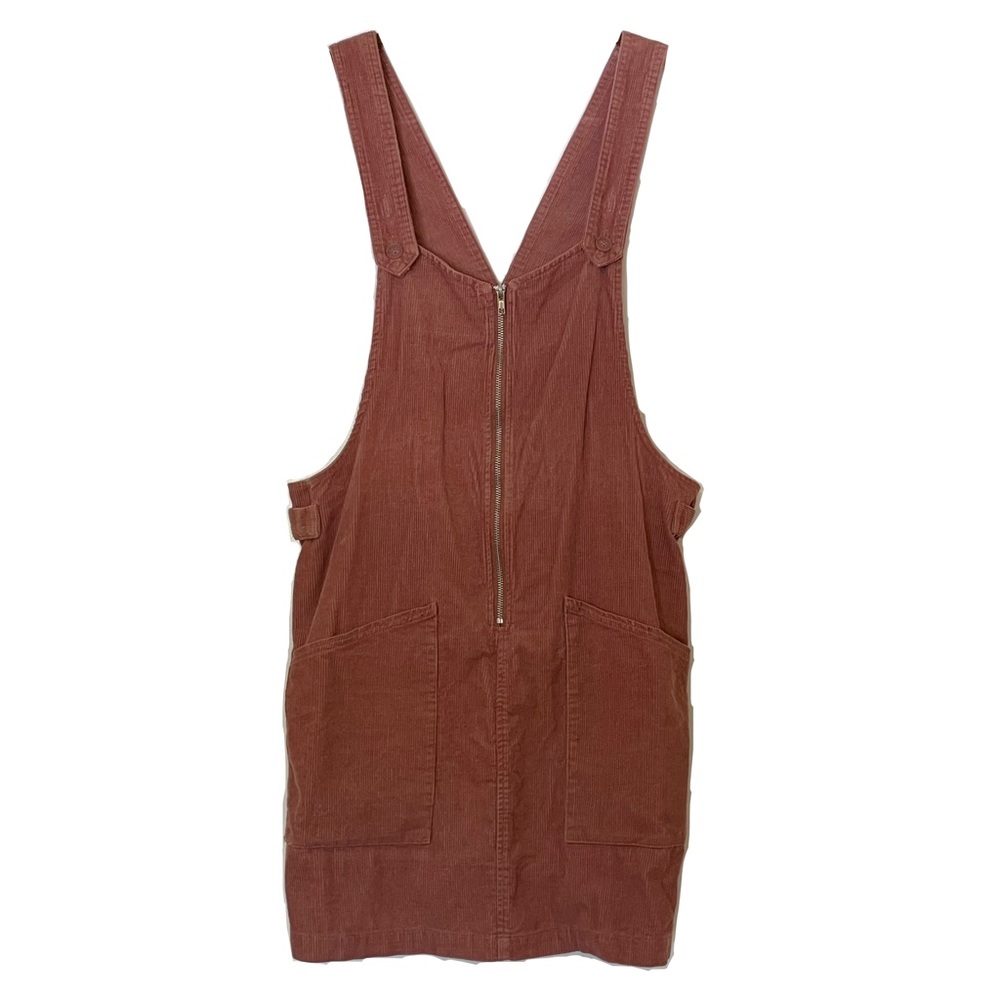 Wild Fable Dress Overall Mini Corduroy Zip Up Pocket Dress, Size Extra Large